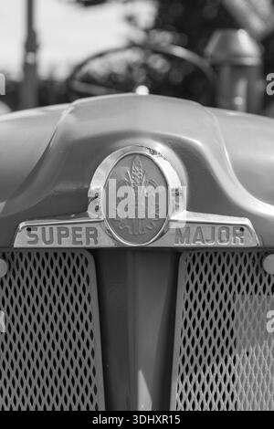 Dorchester.Dorset.Vereinigtes Königreich.6. September 2025.Ein restaurierter Fordson Super Major aus dem Jahr 1961 ist auf der Dorset County Show zu sehen Stockfoto
