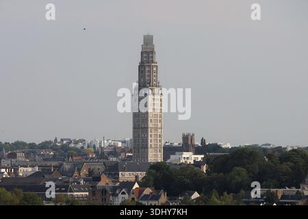 Tour Perret, Construite en 1954, Ville d'Amiens, Ville d'Amiens, Département de la Somme, Frankreich Stockfoto