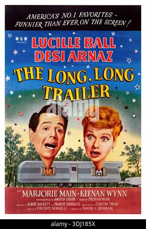 LUCILLE BALL und DESI ARNAZ in EINEM LANGEN, LANGEN TRAILER, DER (1954), Regie VINCENTE MINNELLI. Kredit: Metro-Goldwyn-Mayer (MGM) / Album Stockfoto