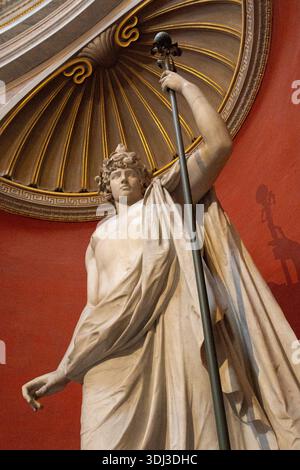 Marmorskulptur, Vatikanmuseum, Rom, Italien Stockfoto