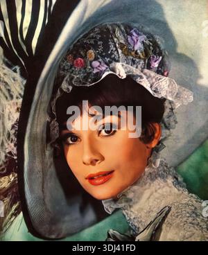 Audrey Hepburn Film- und Modeikone Stockfoto