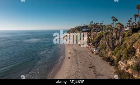 Swamis Beach in Encinitas, San Diego, Kalifornien Stockfoto