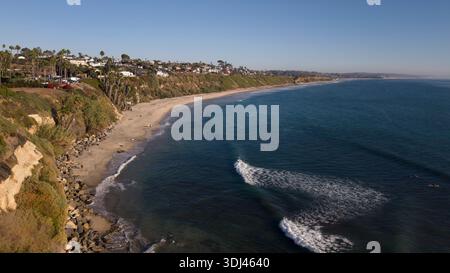 Swamis Beach in Encinitas, San Diego, Kalifornien Stockfoto
