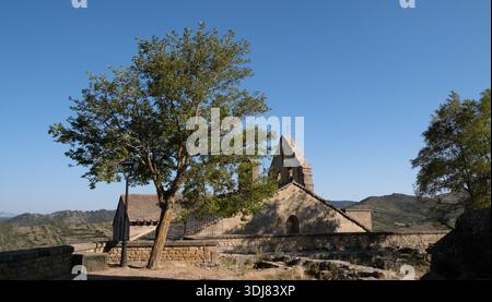 Iglesia de San Esteban, SOS del Rey Catolico, Aragon, Spanien. Stockfoto