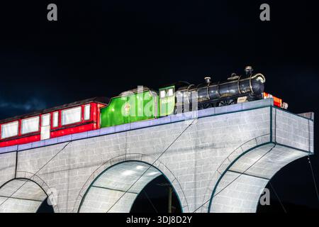 Longleat Festival of Light, Longleat Estate, Warminster, 01/2026 Stockfoto