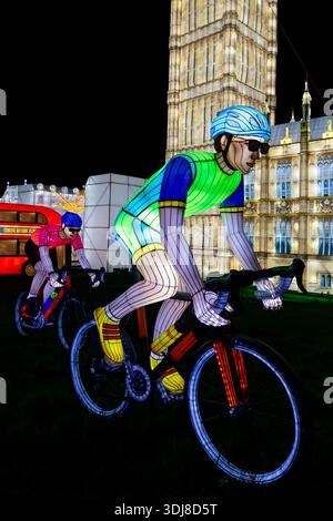 Longleat Festival of Light, Longleat Estate, Warminster, 01/2026 Stockfoto