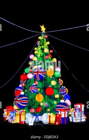 Longleat Festival of Light, Longleat Estate, Warminster, 01/2026 Stockfoto