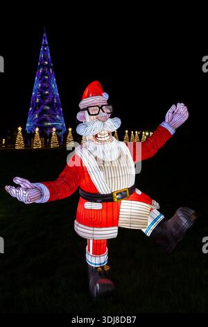 Longleat Festival of Light, Longleat Estate, Warminster, 01/2026 Stockfoto