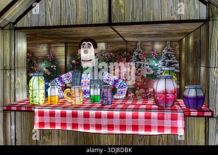Longleat Festival of Light, Longleat Estate, Warminster, 01/2026 Stockfoto