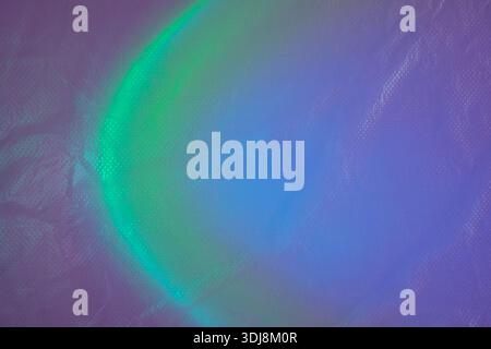 Abstraktes grünes und blaues Licht für eine lebendige Hintergrundstruktur mit Farbverlauf Stockfoto
