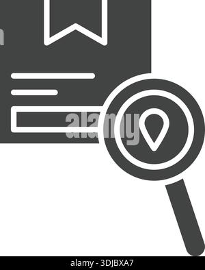 Symbol „Reihenfolge verfolgen“. Geeignet für mobile Apps, Web-Apps und Printmedien. Stock Vektor