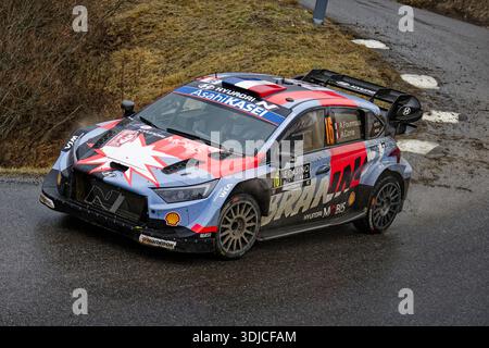 WRC Monte Carlo 2026, es 06, Sigottier, FRANKREICH, 01/2026 Florent 'MrCrash' B. Stockfoto