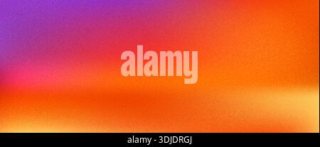 Hintergrund des Gradientengradienten bei Sonnenuntergang. Warmes Gelb mit Abstufungen, orange-violette Töne, die sich in sanfte Töne vermischen, perfekt für Herbstmotive und saisonale Proje Stock Vektor