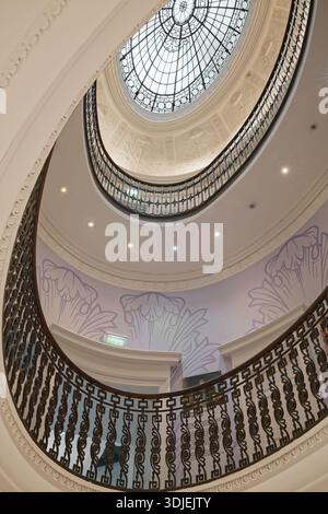 Inneneinrichtung der Galerie für moderne Kunst in Glasgow Stockfoto