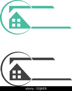 Immobilien Und Haus Logo Design Symbol Vektor Vorlage Pro Vektor Stock Vektor