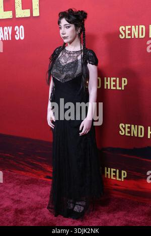 CA. 21. Januar 2026. Emma Raimi bei Arrivals für SEND HELP Premiere, TCL Chinese Theatre IMAX, Los Angeles, CA, 21. Januar 2026. Quelle: Priscilla Grant/Everett Collection/Alamy Live News Stockfoto