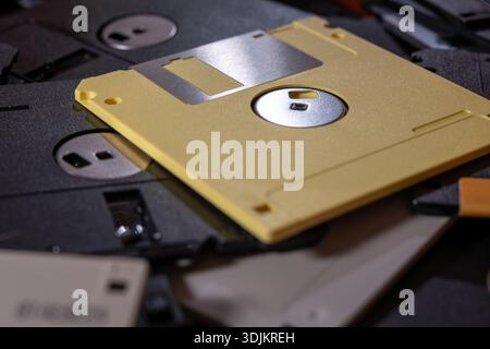 Stapel Computer-Disketten Stockfoto