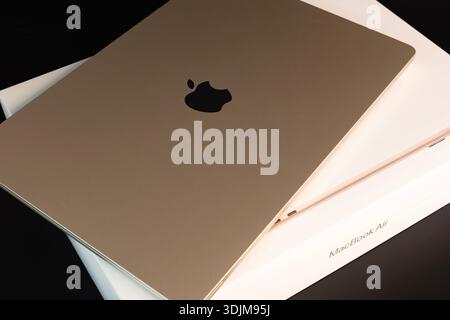 Apple MacBook Air M4 Laptop Stockfoto