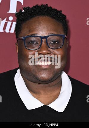 Los Angeles, USA. Januar 2026. Mychael Chinn kommt bei der „Love of A Lifetime“ Celebration an, die am 27. Januar 2026 im Poppy in Los Angeles, KALIFORNIEN, veranstaltet wurde. © Starbuck/ Credit: AFF/Alamy Live News Stockfoto