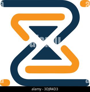 Timing Logo Vektor Design Logo Design Element Vektor mit kreativem Konzept Stock Vektor