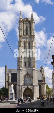 St. Bavo Kathedrale, Gent, Ostflandern, Flandern, Belgien Stockfoto