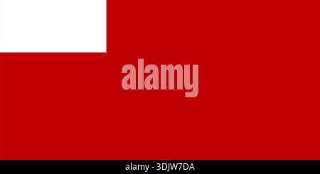 Sehr große abu dhabi Stadtflagge Stockfoto
