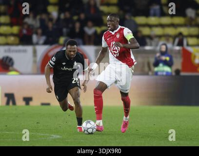 Monaco, Fürstentum Monaco. Januar 2026. Denis Zakaria von AS Monaco während des Fußballspiels der UEFA Champions League 2025/26 zwischen AS Monaco und Juventus FC am 28. Januar 2026 im Stade Louis II, Monaco, Foto Nderim KACELI Credit: Independent Photo Agency/Alamy Live News Stockfoto