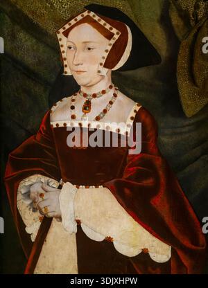 Jane Seymour, Atelier von Hans Holbein dem Jüngeren, Mitte des 16. Jahrhunderts Stockfoto