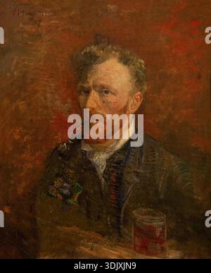 Selbstporträt, Vincent van Gogh, 1887 Stockfoto