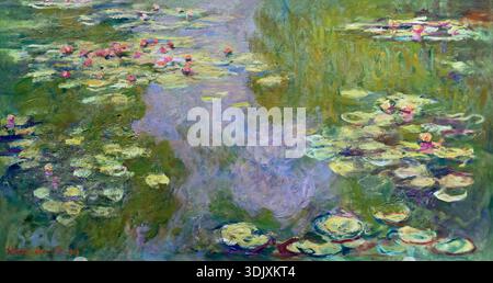 Wasserlilien, Claude Monet, 1919 Stockfoto