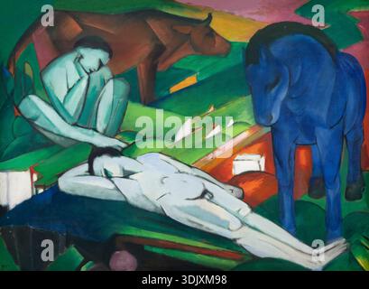 Hirten, Franz Marc, 1912 Stockfoto