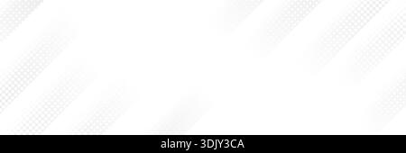 Weißer Hintergrund. Abstrakte diagonale Linien. Neutrale, glatte Textur für Präsentationen, Poster oder Websites. Leichtes, elegantes Design. Ruhige, breite Tapete. Mini Stock Vektor