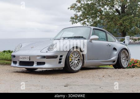 San Sebastian, Spanien-20. September 2025: Porsche 911 (993) Carrera RS von Gemballa Stockfoto