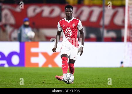 Monaco, Monaco. Januar 2026. MONACO, MONACO - 28. JANUAR: Thilo Kehrer von AS Monaco im Spiel der UEFA Champions League 2025/26 Phase MD8 zwischen AS Monaco und Juventus im Stade Louis II am 28. Januar 2026 in Monaco. (Foto: Alberto Gandolfo/BSR Agency) Credit: BSR Agency/Alamy Live News Stockfoto