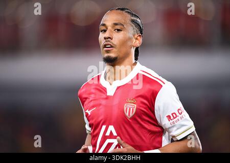 Monaco, Monaco. Januar 2026. MONACO, MONACO - 28. JANUAR: Thilo Kehrer von AS Monaco sieht beim Spiel der UEFA Champions League 2025/26 Phase MD8 zwischen AS Monaco und Juventus im Stade Louis II am 28. Januar 2026 in Monaco an. (Foto: Alberto Gandolfo/BSR Agency) Credit: BSR Agency/Alamy Live News Stockfoto