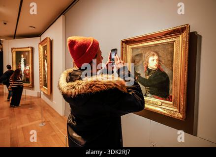 JACQUES-LOUIS DAVID AUSSTELLUNG LE LOUVRE PARIS Stockfoto