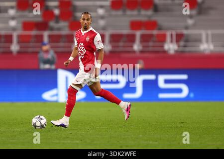 Monaco, Monaco. Januar 2026. Thilo Kehrer vom AS Monaco FC im Spiel der UEFA Champions League Phase MD8 zwischen AS Monaco und Juventus FC im Stade Louis II am 28. Januar 2025 in Monaco, Fürstentum Monaco. Quelle: Marco Canoniero/Alamy Live News Stockfoto
