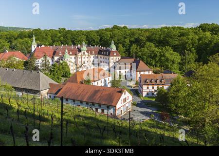 Kloster St. Marienthal an der Neisse, Ostritz, Sachsen, Deutschland Stockfoto