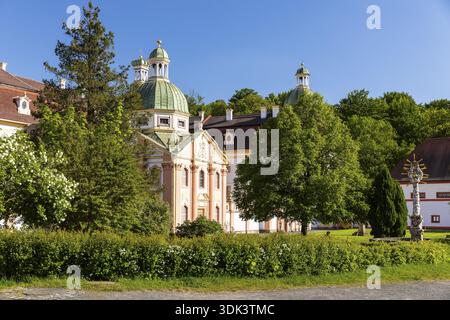 Kloster St. Marienthal an der Neisse, Ostritz, Sachsen, Deutschland Stockfoto