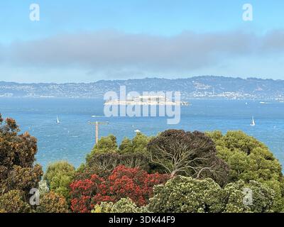 Alcatraz Island Gefängnis in San Francisco Bay, Kalifornien, USA. Stockfoto