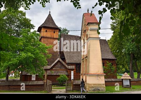 Erzengelkirche St. Michael in Binarowa, Provinz Malopolska (Kleinpolen), Polen, Mitteleuropa Stockfoto