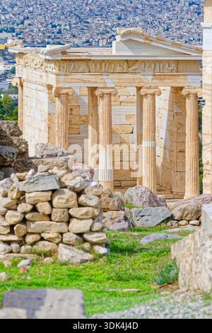 Heiligtum von Artemis Brauronia, Akropolis, Athen, Griechenland Stockfoto