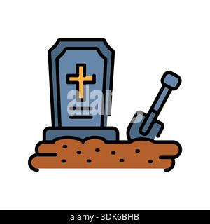 Graben Sie ein gravierendes Symbol mit schwarzer Linie. Vektorisoliertes Element. Bearbeitbare Kontur. Stock Vektor