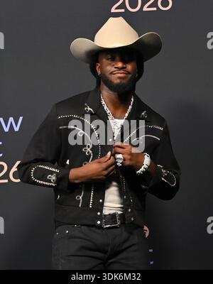 Los Angeles, USA. Januar 2026. Shaboozey kam zu Spotify's Best New Artist Party 2026, die am 29. Januar 2026 in Los Angeles stattfand. © Tammie Arroyo/AFF-USA.com Credit: AFF/Alamy Live News Stockfoto
