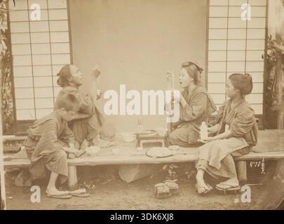 Home Life, 1884. Stockfoto