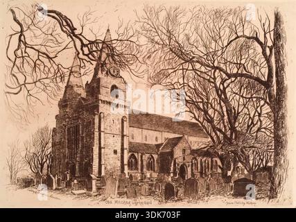 Alte Machar-Kathedrale, 1900er Jahre. Stockfoto
