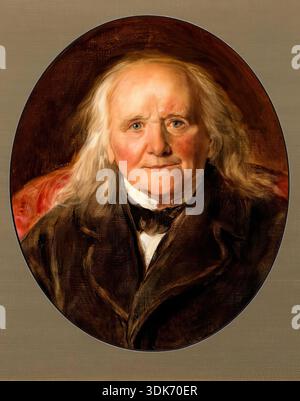 Thomas Webster, RA, 1886. Thomas Webster wurde am 20. März 1800 in Pimlico, London, geboren. Sein Vater, ein Mitglied von George III.’s, ließ ihn in der Chapel Royal, St. James’s, als Chorleiter ausbilden. Er zeigte jedoch eine starke Neigung zur Malerei und trat 1820 an die Royal Academy Schools in London ein. 1825 gewann er die erste Medaille für Malerei. 1840 wurde er ARA und 1846 RA, 1856 zog er nach Cranbrook, Kent, wo er die führende Figur in der Cranbrook Colony of Artists wurde. Stockfoto