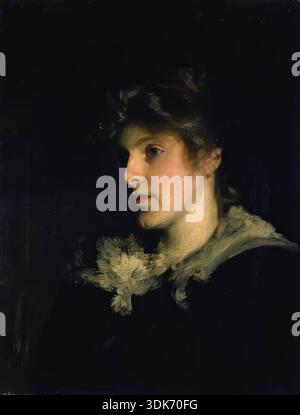 Miss Poppy Graeme, 1881. Sargent malte dieses Porträt von Poppy Graeme als Dankeschön an Joseph Farquharson, der ihm sein Haus und Atelier in London geliehen hatte, während Farquharson in Ägypten war. Poppy war eine Neigungsfigur von Farquharsons Stiefmutter Mary Anne Girdwood und lebte dann im Haus. Stockfoto