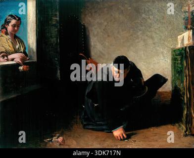 Die Opfer sammeln, 1855. Stockfoto