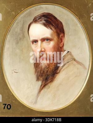 Selbstporträt, 1894. Stockfoto